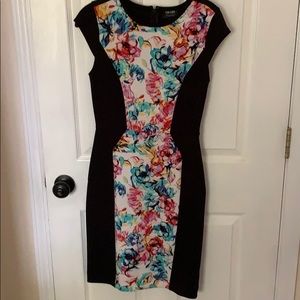 Nicole by Nicole Miller floral shift dress size XS